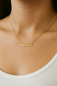 Load image into Gallery viewer, GG 14k Gold "GOODGIRL" Necklace
